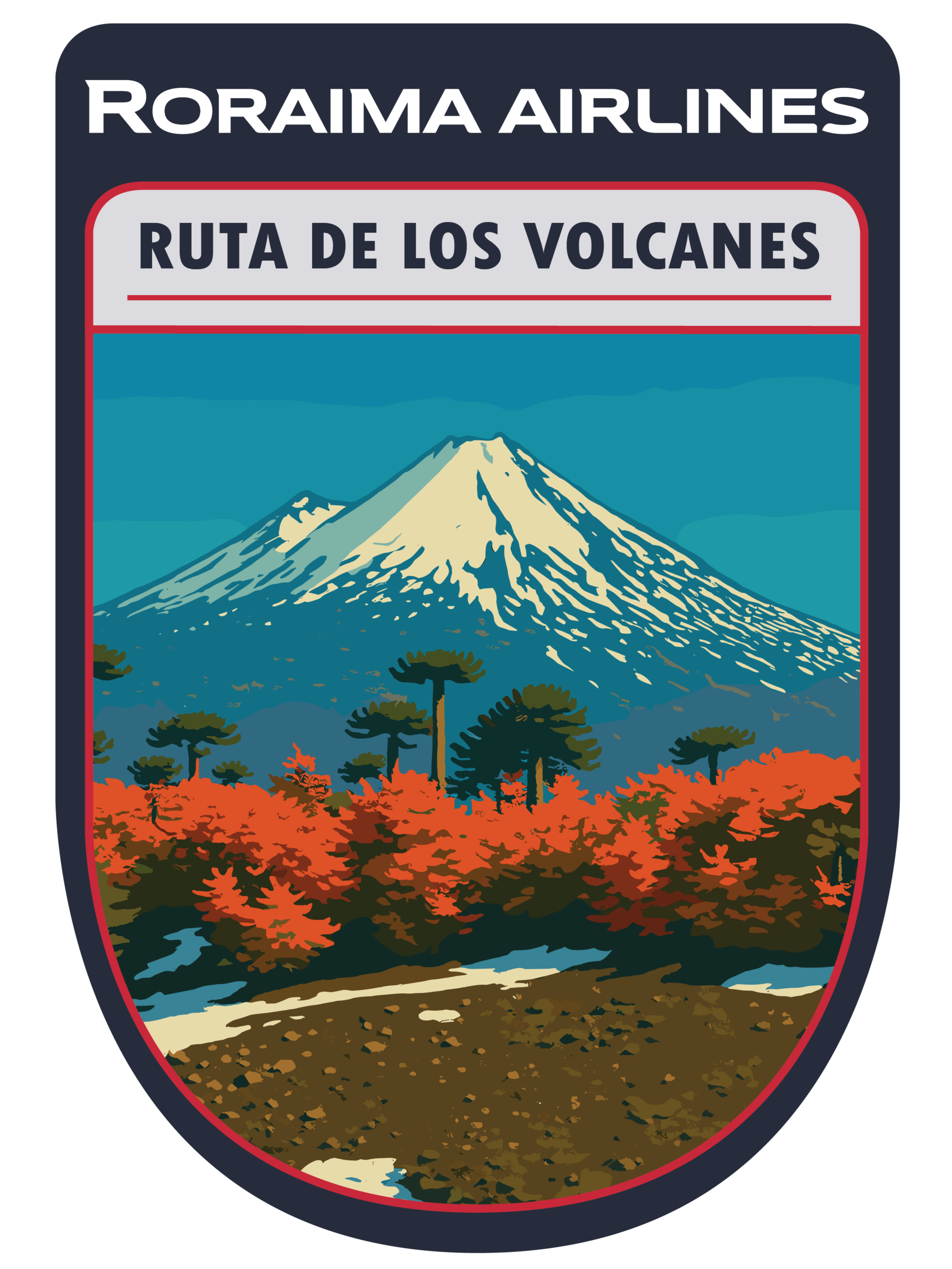 Insignia Ruta de los Volcanes